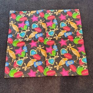 Morgan Taylor Vibrant Star and Heart Fabric